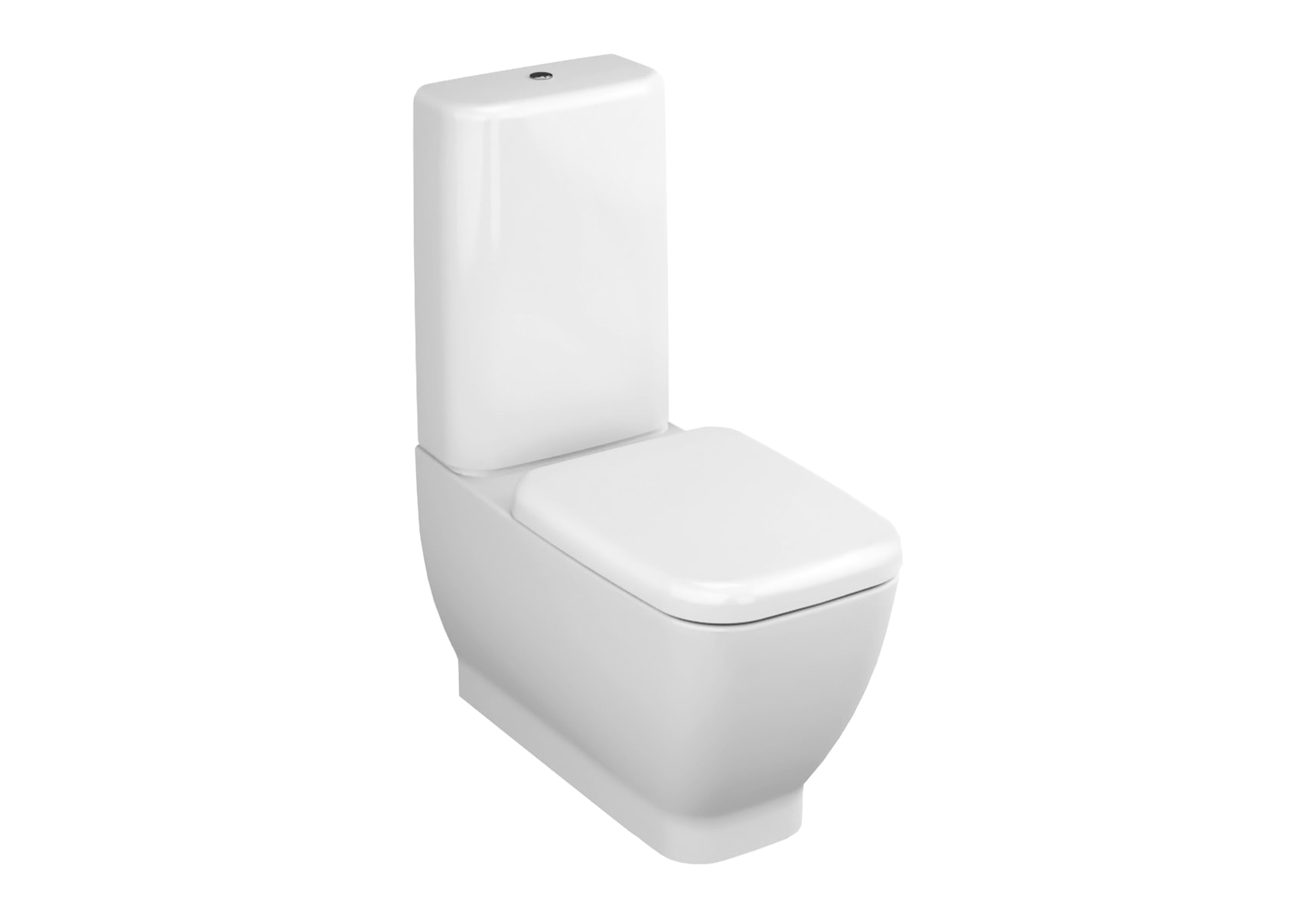 Shift Back-To-Wall Close-Coupled WC Pan