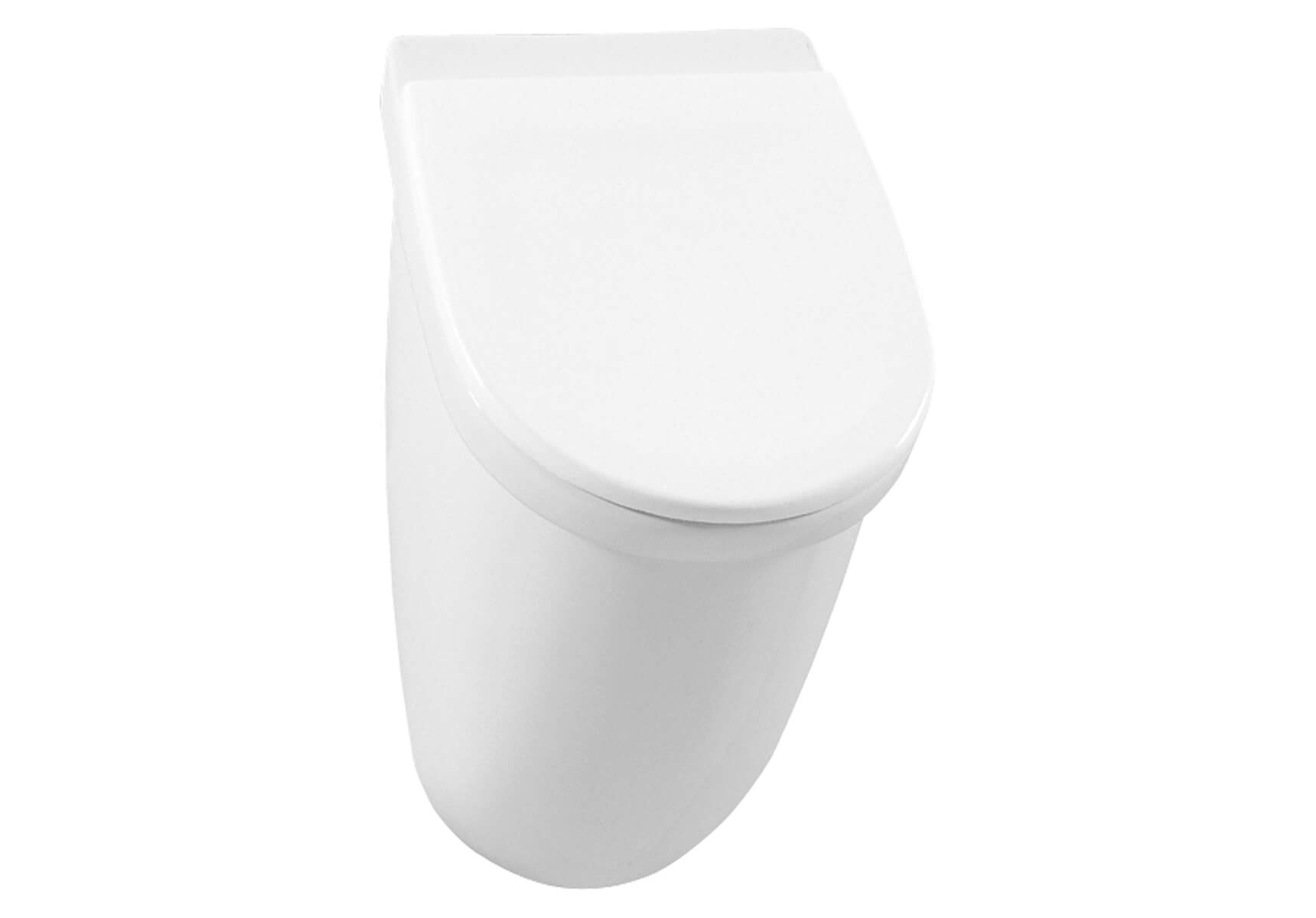 Mona Urinal Lid without Holes, Back Water Inlet, Back Output